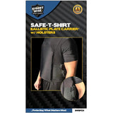 Streetwise Products Safe-T-Shirt XL - Breathable Moisture Wicking Tactical Shirt With Dual Integrated Holsters by Streetwise Products