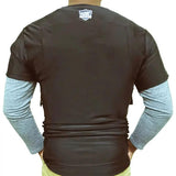 Streetwise Products Safe T Shirt XXL Breathable Moisture Wicking Shirt With Front And Rear Armor Pouches by Streetwise Products