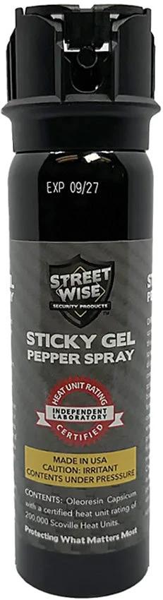 Streetwise Products Sticky Gel Pepper Spray 4oz SWSG11FT by Streetwise Products