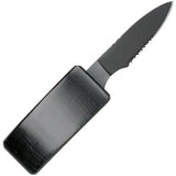 Cutting Edge Products DV01 Belt Buckle Knife With 2.75 Inch Serrated Blade And Black Pakkawood Handle For Outdoors by Cutting Edge Products