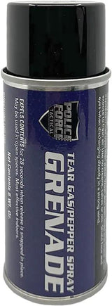 Streetwise Products Tear Gas Pepper Spray Gren PFTGPSG6 - 6oz Dual CS Tear Gas and OC Pepper Spray for a Debilitating Cloud by Streetwise Products
