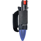 Police Force Tactical Strike And Spray - Blue Pepper Spray With UV Dye And Sharp Edge For Quick Incapacitation by Police Force Tactical