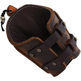 Survival Cuffs Apex Grizzly Survival Cuff Hidden Wallet Satin Blade Leather Construction Adjustable Fit Paracord Lanyard by Survival Cuffs