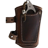 Survival Cuffs Raptor Eagle Survival Cuff - Hidden Wallet, AEB-H Blade, Leather Paracord Cuff with Adjustable Fit by Survival Cuffs