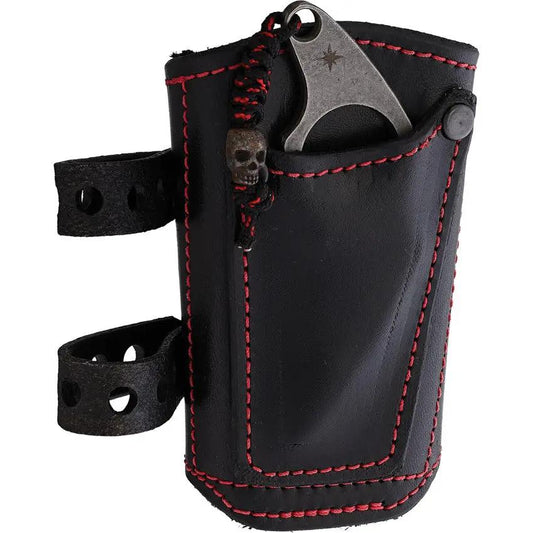 Survival Cuffs Raptor Hawk Survival Cuff - Hidden Wallet Card Slot And One Piece AEBL Stainless Blade by Survival Cuffs