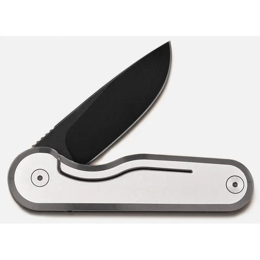 Craighill Rook Framelock Brass Folding Knife With Sandvik 12C27 Blade And Pocket Clip For EDC Enthusiasts by Craighill