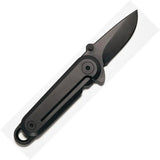 Craighill Lark Framelock Knife Vapor Black EDC Compact With 12C27 Sandvik Blade by Craighill