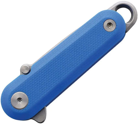 Craighill Lark Linerlock Knife Blue G10 Handle 8Cr13MoV Blade Extended Tang EDC Premium by Craighill