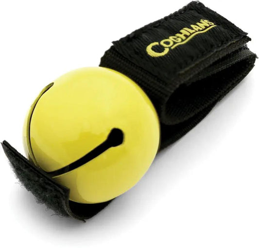 Coghlan's Magnetic Bear Bell For Hikers And Campers With Silent Magnetic Strap And Easy Attachment Stainless Yellow by Coghlan's