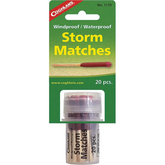 Coghlan's Storm Matches 1170 Waterproof Windproof Camping Matches 20 Count With Dual Striker Surfaces by Coghlan's