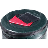 Coghlans Pop Up Camp Trash Can 111L Heavy Duty Poly Carry Handles Zip Closure for Campers by Coghlan's