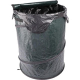 Coghlans Pop Up Camp Trash Can 111L Heavy Duty Poly Carry Handles Zip Closure for Campers by Coghlan's
