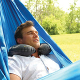 Coghlan's Travel Neck Pillow With Rapid Flow Valve For Travelers Soft Comfort Black by Coghlan's