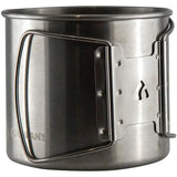 Coghlan's Camp Mug 2309 Durable 21 Oz Stainless Steel With Wide Mouth And Folding Handles For Outdoors by Coghlan's