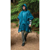 Coghlan's Green Hooded Poncho With Carry Pouch PEVA Rain Gear For Campers And Hikers One Size by Coghlan's