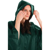 Coghlan's Green Hooded Poncho With Carry Pouch PEVA Rain Gear For Campers And Hikers One Size by Coghlan's