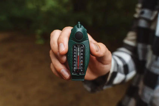 Coghlan's Six Function Survival Whistle With LED Light Compass Magnifier Thermometer Mirror For Outdoor Enthusiasts by Coghlan's