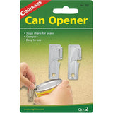 Coghlan's GI Can Opener Pack of Two for Campers Stays Sharp for Years Nickel Plated by Coghlan's