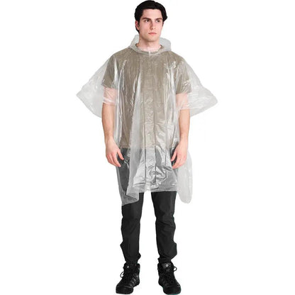 Coghlan's Emergency Poncho Display Kit 50 Hooded Ponchos One Size Fits Most For Outdoor Enthusiasts by Coghlan's
