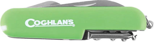 Coghlan's Camp Knife 9505 Multi-Tool With 8 Tools Compact 3.63in Green Handle For Outdoor Enthusiasts by Coghlan's