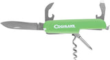 Coghlan's Camp Knife 9505 Multi-Tool With 8 Tools Compact 3.63in Green Handle For Outdoor Enthusiasts by Coghlan's