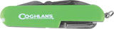 Coghlans Camp Knife 9507 Multitool With 9 Tools Compact Green Handle For Campers by Coghlan's