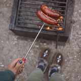 Coghlan's Telescoping Fork for Camping Enthusiasts 34 Inch Extendable Chrome Plated Steel Wood Handle by Coghlan's