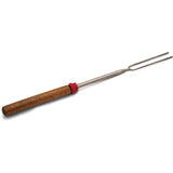 Coghlan's Telescoping Fork for Camping Enthusiasts 34 Inch Extendable Chrome Plated Steel Wood Handle by Coghlan's