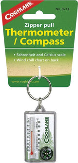 Coghlan's Zipper Pull Thermomter/Compass 9714 by Coghlan's