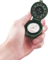 Coghlan's Dual Compass With Thermometer For Campers, Luminous Dial, F And C Temp, Belt Clip And Lanyard by Coghlan's