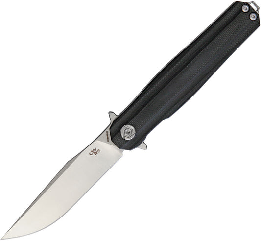 CH KNIVES Linerlock Black G10 CH3505-BLACK