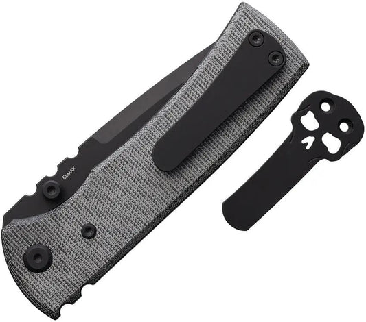Chaves Knives Redencion 229 Linerlock Blue Label Elmax Black PVD Drop Point EDC Knife For Collectors by Chaves Knives