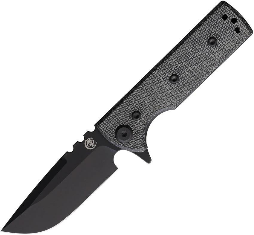 Chaves Knives T.A.K. Linerlock PVD Blk DP 723587142405 by Chaves Knives