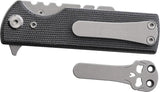 Chaves Knives CHUB Flipper Linerlock EDC Knife Blue Label Series 3.5 Inch Closed Premium Micarta Handle Extended Tang by Chaves Knives