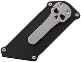 Chaves Knives C.H.U.B Slipper Slide Lock Knife Blue Label Series 3in Closed Black Aluminum Handle EDC by Chaves Knives