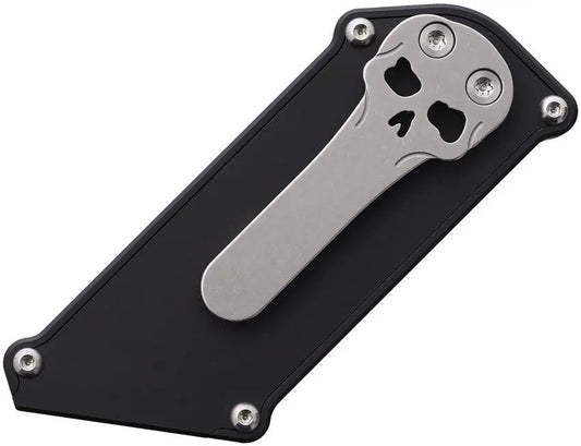 Chaves Knives C.H.U.B Slipper Slide Lock Knife Blue Label Series 3in Closed Black Aluminum Handle EDC by Chaves Knives