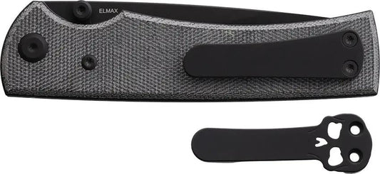 Chaves Knives Liberation 229 Linerlock DP With Elmax Drop Point Blade And Skull Clip For EDC Enthusiasts by Chaves Knives