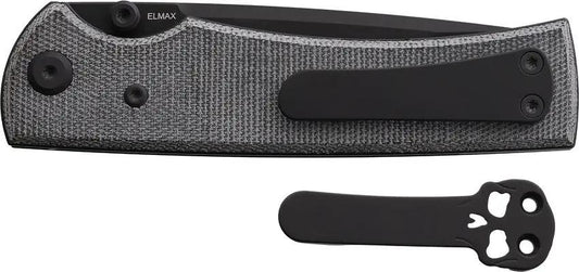 Chaves Knives Liberation 229 Linerlock Tanto Elmax Blade Black Micarta Handle EDC Enthusiasts by Chaves Knives