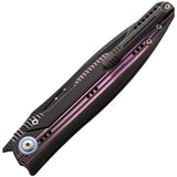 CH Knives Journey Framelock Purple M390 EDC Knife For Collectors And Enthusiasts by CH KNIVES