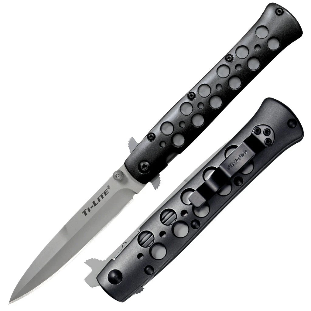 Lynn Thompson Collection Ti-Lite Spring Leaf Lock Black by Lynn Thompson Collection