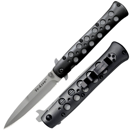 Lynn Thompson Collection Ti-Lite Spring Leaf Lock Black by Lynn Thompson Collection