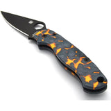 Chroma Lava Para 2 Scales Textured PA12 Grip Bead Included For Spyderco Paramilitary 2 by Chroma Scales