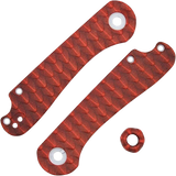 Chroma Scales Elementum Red Knife Scales for Civivi Elementum, Textured PA12 Nylon, Includes 0.38in Bead by Chroma Scales