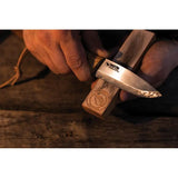 Casstrom Field Strop 10450 Double Sided 5.25in Coarse And Fine Italian Leather Strop For Knife Enthusiasts by Casstrom