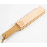 Casstrom Paddle Strop 10460 Double Sided Strop Coarse And Fine Leather Premium Oak Handle For Outdoor Enthusiasts by Casstrom
