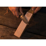 Casstrom Paddle Strop 10460 Double Sided Strop Coarse And Fine Leather Premium Oak Handle For Outdoor Enthusiasts by Casstrom