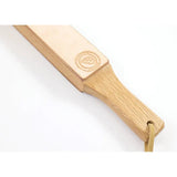 Casstrom Paddle Strop 10460 Double Sided Strop Coarse And Fine Leather Premium Oak Handle For Outdoor Enthusiasts by Casstrom
