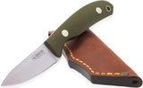 Casstrom Safari Mini Hunter Olive Knife 2.5in Blade 14C28N Stainless Full Tang For Outdoor Enthusiasts by Casstrom