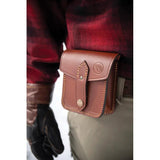 Casstrom Possibles Pouch Leather 3mm Veg Tanned Premium Belt Loop Press Stud For Outdoor Enthusiasts by Casstrom