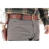 Casstrom Swedish Forest Belt L XXL Hand Stitched Saddlers Stitch Linen Thread Brass Buckle For Outdoor Enthusiasts by Casstrom